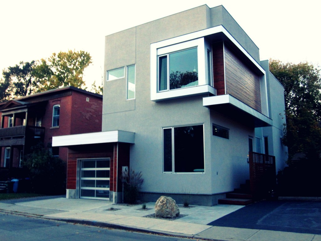 A modern home in the Glebe located on Holmwood Ave.