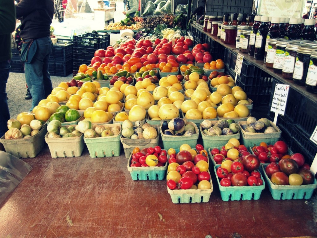 Acorn Creek's assortment of fresh produce.